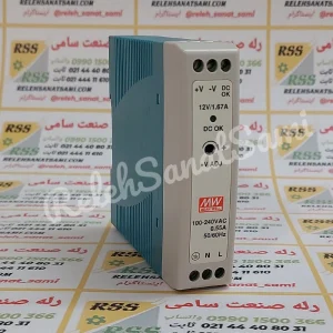 MEAN WELL MDR-20-12 MW BARRIER RELAY RELEHSANATSAMI.COM بریر رله صنعت سامی مینول (1)